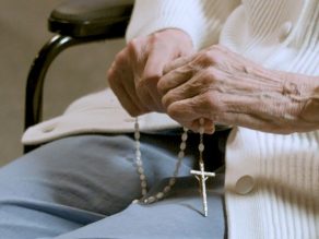 Sister praying for peace