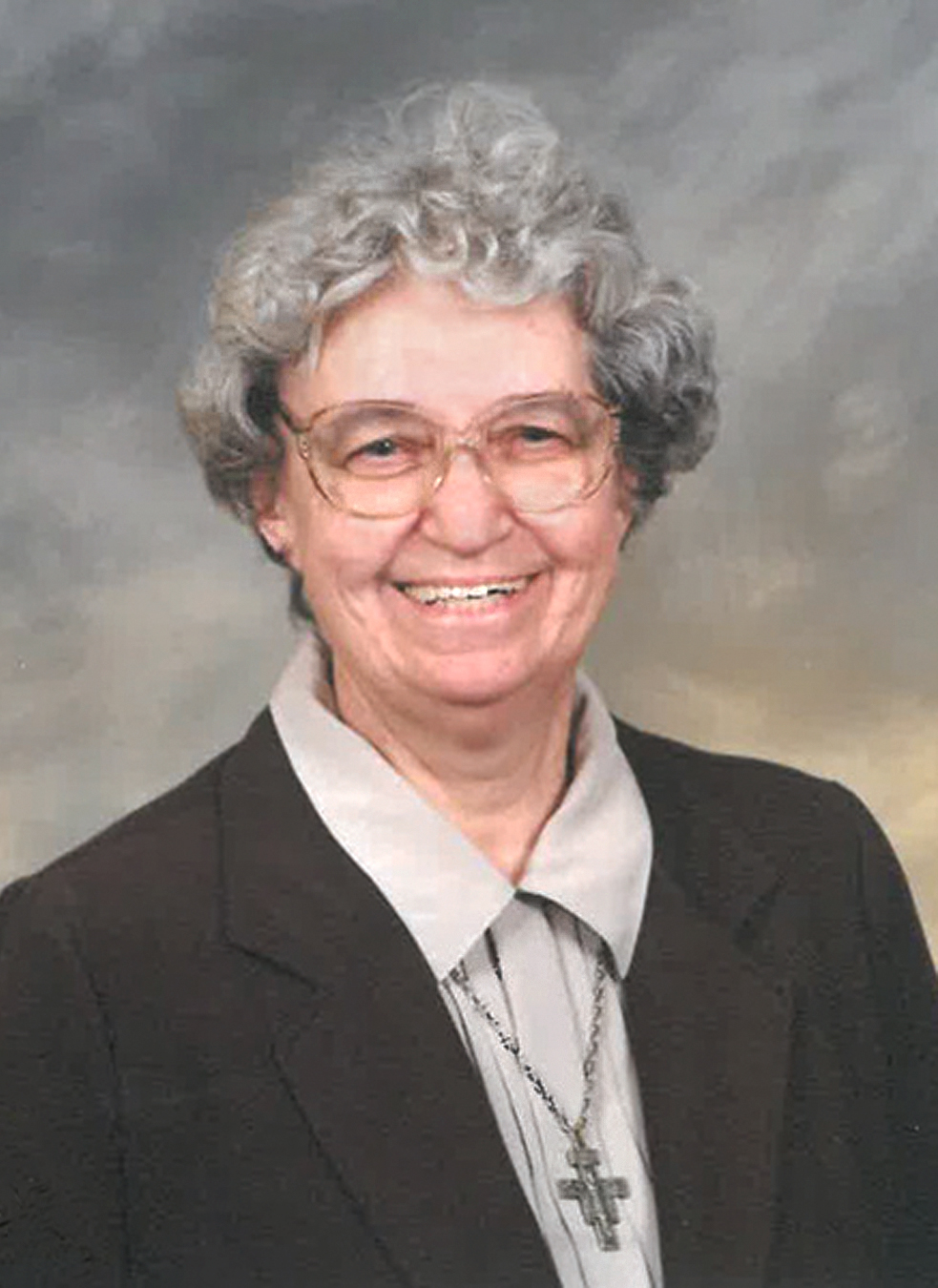 A portrait of Sister Mary Louise Herrmann