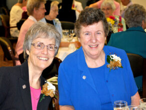 Sisters Joan Penzenstadler and Mary Anne Owens celebrate 50th Jubilee in Milwaukee.